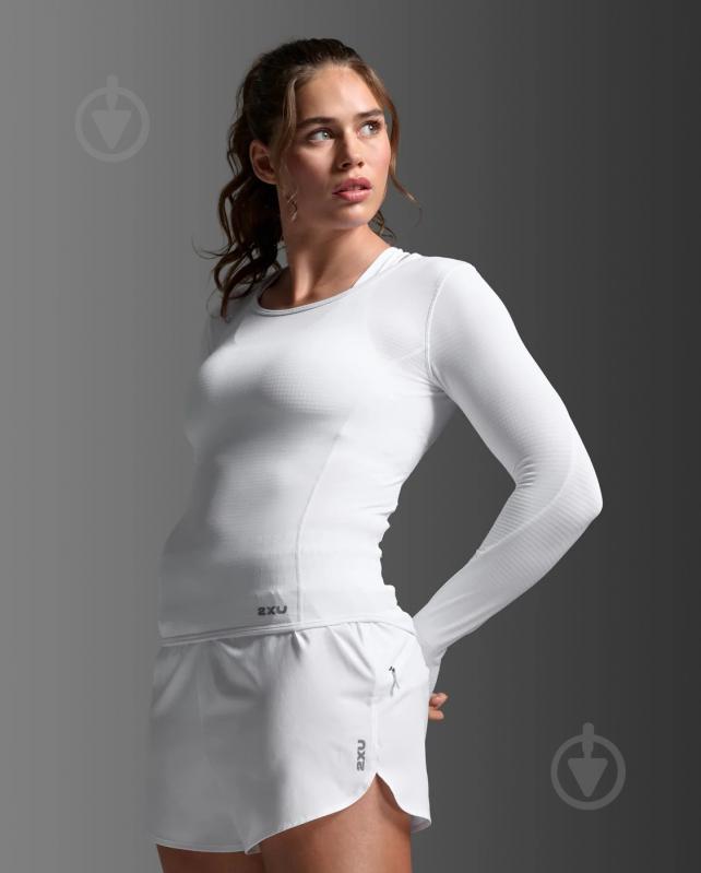 Футболка 2XU Ignition Grid Base Layer WR7417a_WHT/SRF р.XS білий - фото 3 Футболка 2XU Ignition Grid Base Layer WR7417a_WHT/SRF р.XS білий - фото 3