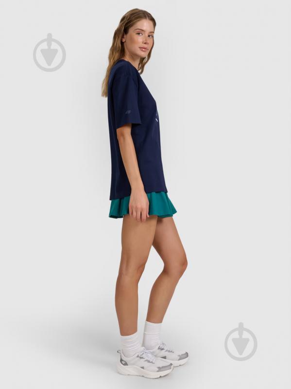 Футболка 4F TSHIRT F3158 4FRAW25TTSHF3158-31S р.XS синій - фото 4 Футболка 4F TSHIRT F3158 4FRAW25TTSHF3158-31S р.XS синій - фото 4