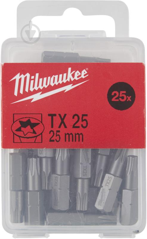 Бита Milwaukee Torx 25 шт. 4932399597 - фото 1