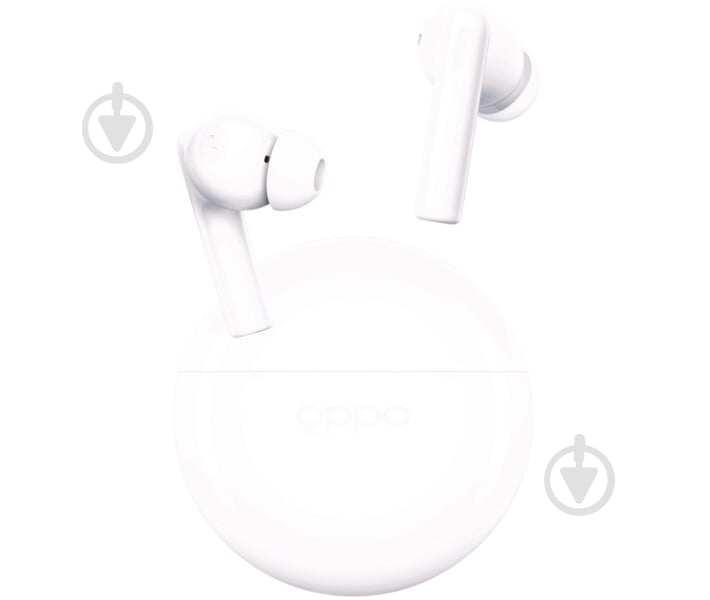 Bluetooth-гарнітура OPPO Enco Buds 2 white (ETE41 MOONLIGHT) - фото 4