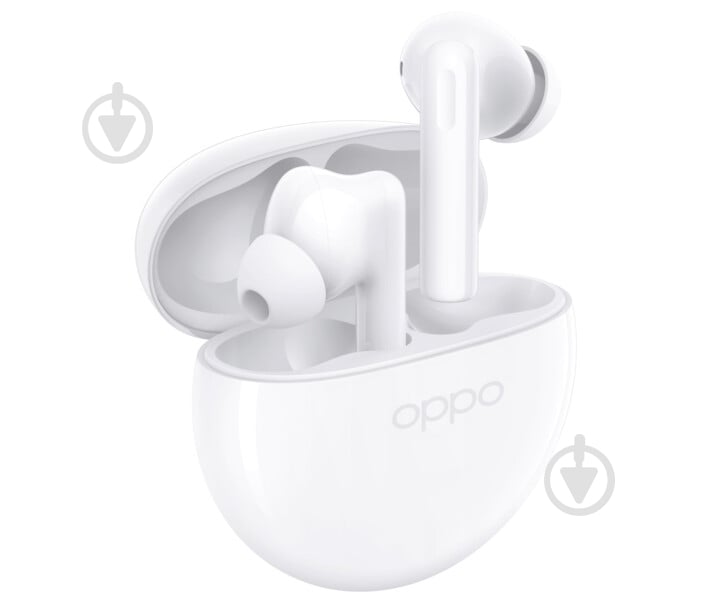 Bluetooth-гарнітура OPPO Enco Buds 2 white (ETE41 MOONLIGHT) - фото 2
