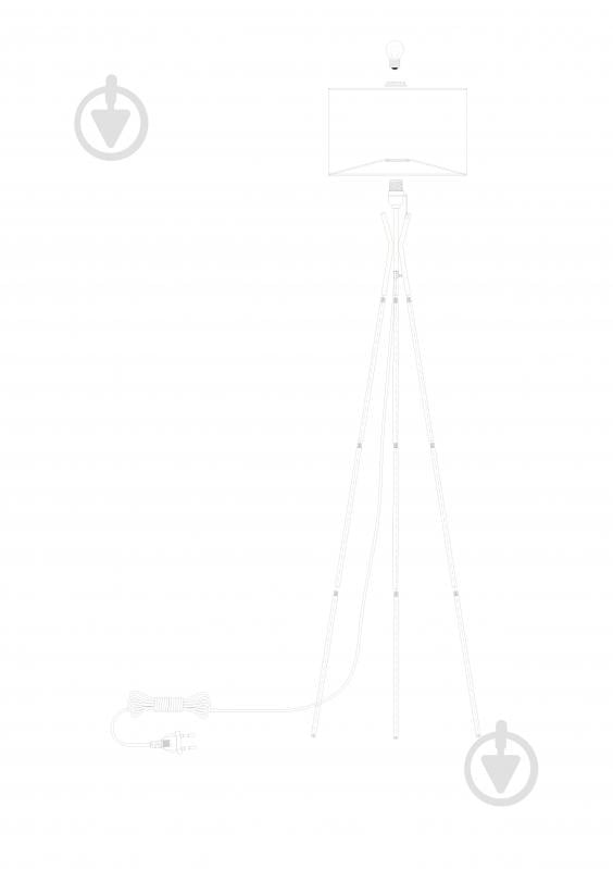 Торшер Sensio Tourelles 40 Вт E27 белый/золото ALPL-TN137F-W - фото 2