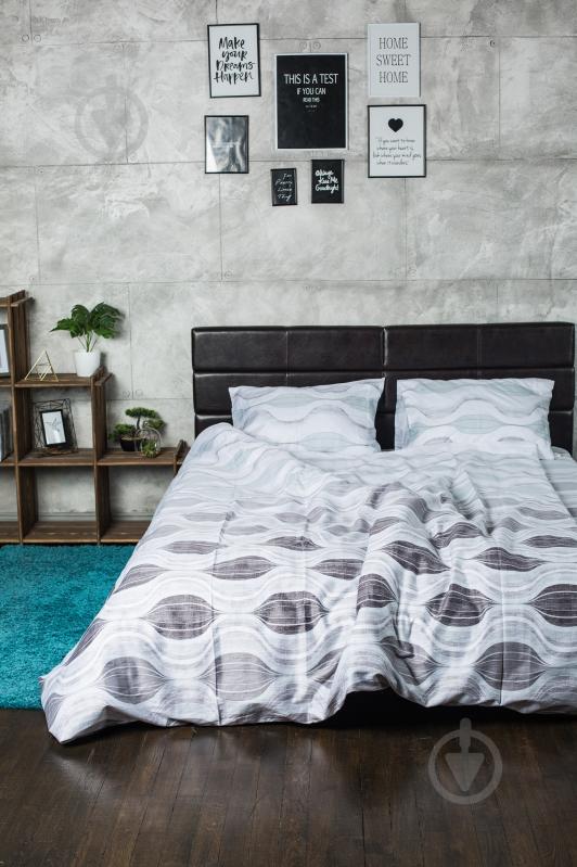 Комплект постільної білизни 2.0 синій Ecotton - фото 1