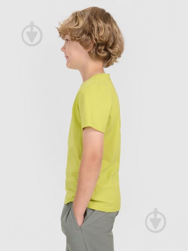 Футболка 4F TSHIRT M2417 4FJWAW25TTSHM2417-72S р.134 жовтий - фото 4