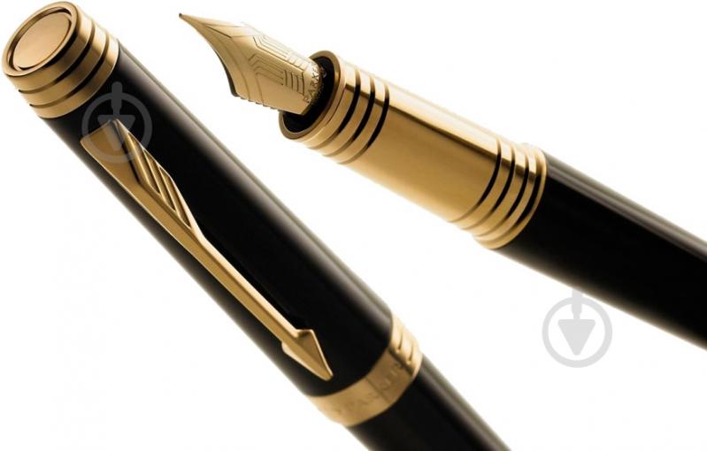 Ручка перова Parker Premier Black Lacquer 89 712 - фото 2