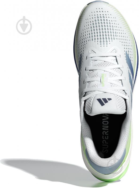 Кроссовки мужские Adidas SUPERNOVA RISE M IF3015 р.41 1/3 бело-салатовые - фото 8