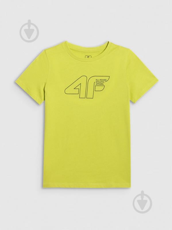 Футболка 4F TSHIRT M2417 4FJWAW25TTSHM2417-72S р.140 жовтий - фото 6