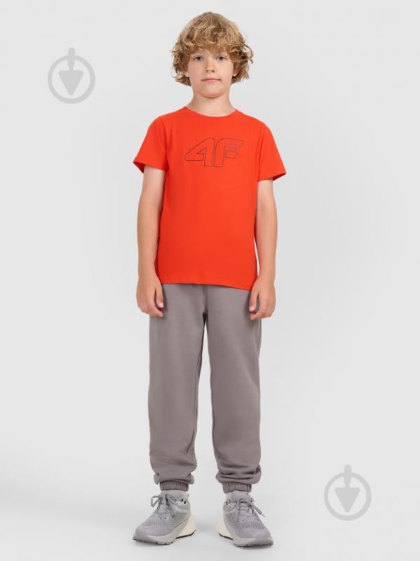 Футболка 4F TSHIRT M2417 4FJWAW25TTSHM2417-62S р.140 помаранчевий - фото 5