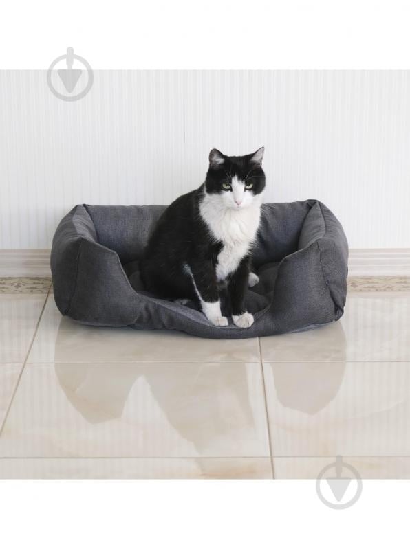 Лежак FX home Mальмо 60х40х18 см, сірий - фото 2