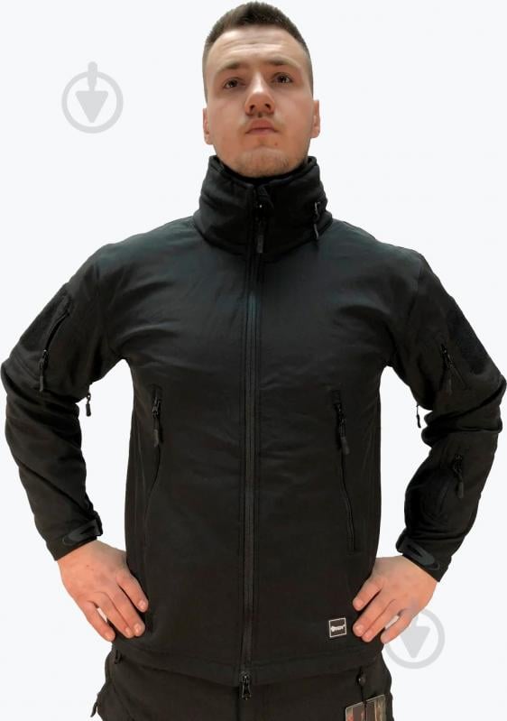 Куртка чоловіча демісезонна ESDY тактичні SOFTSHELL TACTIC 02 р.M чорна - фото 2 Куртка чоловіча демісезонна ESDY тактичні SOFTSHELL TACTIC 02 р.M чорна - фото 2