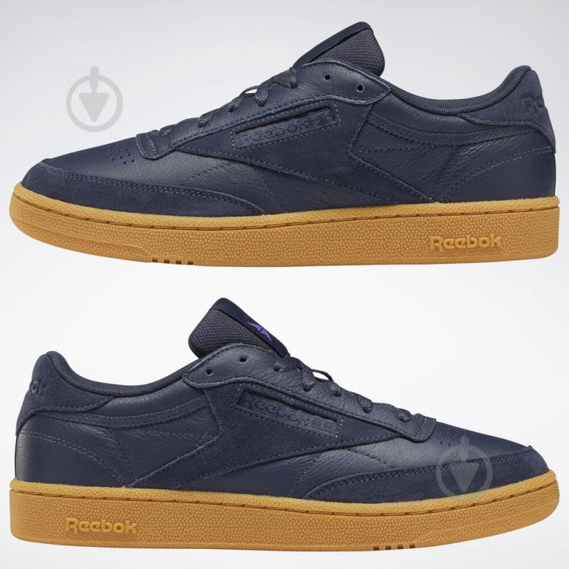 Кросівки чоловічі Reebok CLUB C 85 MU DV6538 р.44 сині - фото 7