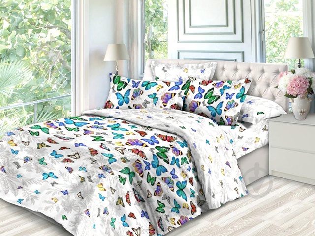 Комплект постельного белья Семейный Бергамо белый Ecotton - фото 1