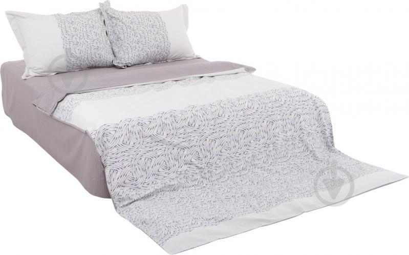 Комплект постельного белья Lily 1,5 бело-фиолетовый La Nuit - фото 1