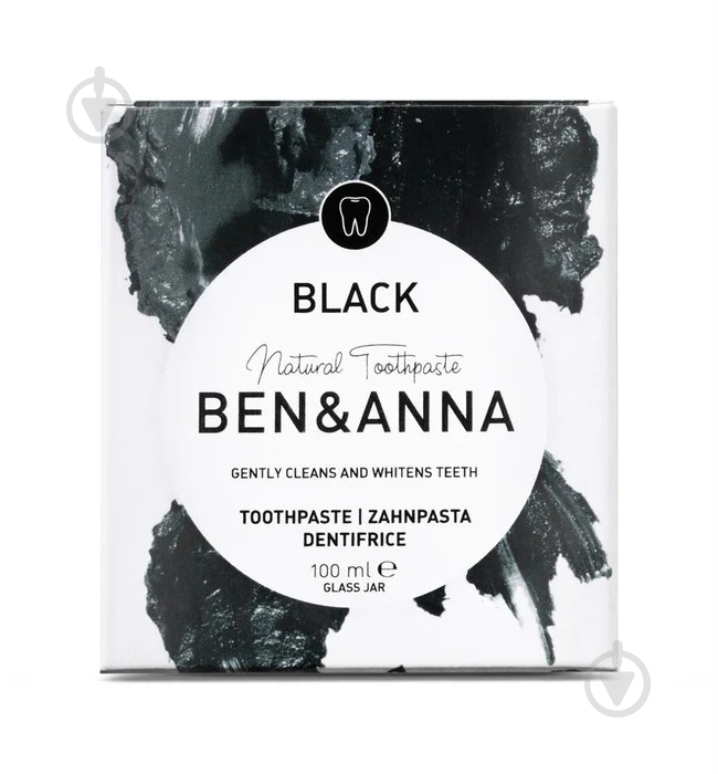 Зубная паста BEN&ANNA Black 100 мл - фото 1 Зубная паста BEN&ANNA Black 100 мл - фото 1