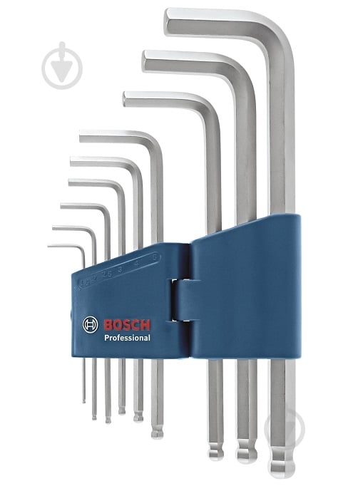 Набір ключів шестигранних Bosch Professional 9 шт. 1600A01TH5 - фото 2