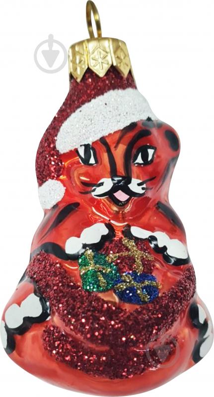 Елочная игрушка Полимер Полимер Тигрик 9 см - фото 1