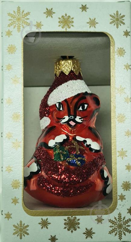 Елочная игрушка Полимер Полимер Тигрик 9 см - фото 2