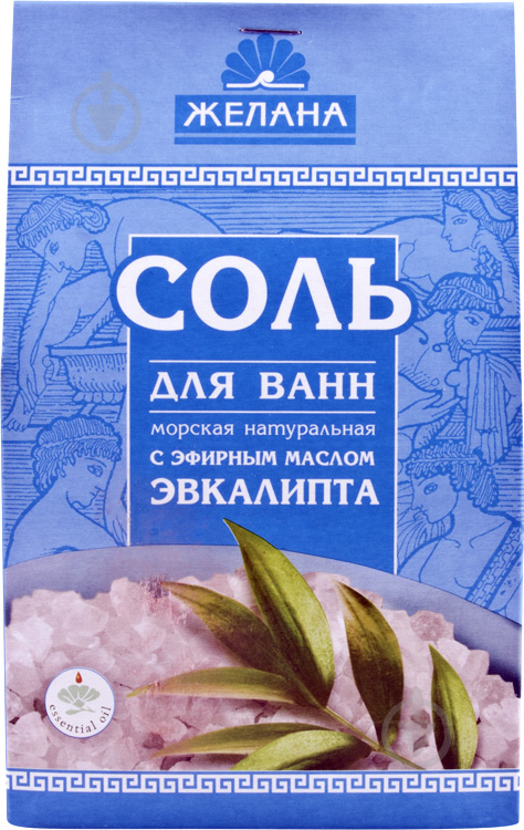 Сіль для ванни Желана з ефірною олією евкаліпту 500 г - фото 1
