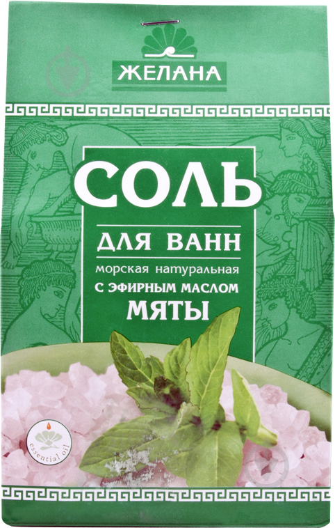 Сіль для ванни Желана з ефірною олією м'яти 500 г - фото 1