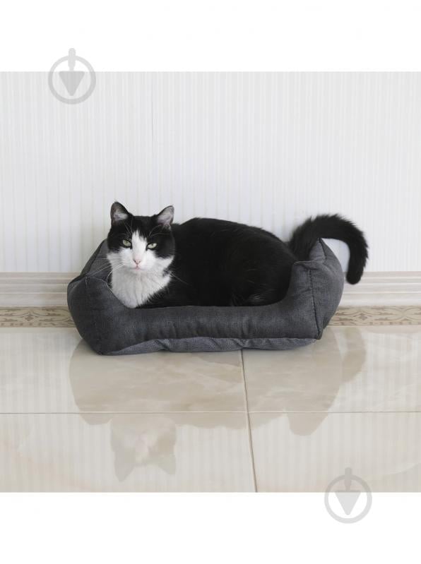 Лежак FX home Mальмо 40х30х12 см, сірий - фото 2