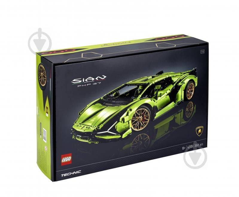 Конструктор LEGO Technic Lamborghini Sian FKP 37 42115 - фото 16