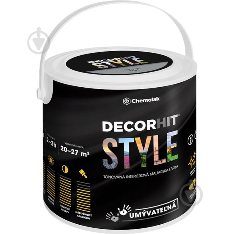 Краска виниловая Chemolak DECORHIT STYLE мат 10 л - фото 1 Краска виниловая Chemolak DECORHIT STYLE мат 10 л - фото 1