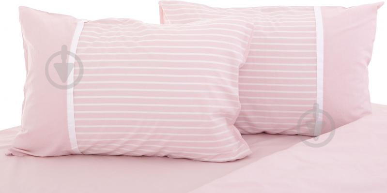 Комплект постельного белья Stonewash pink 1,5 в полоску La Nuit - фото 3