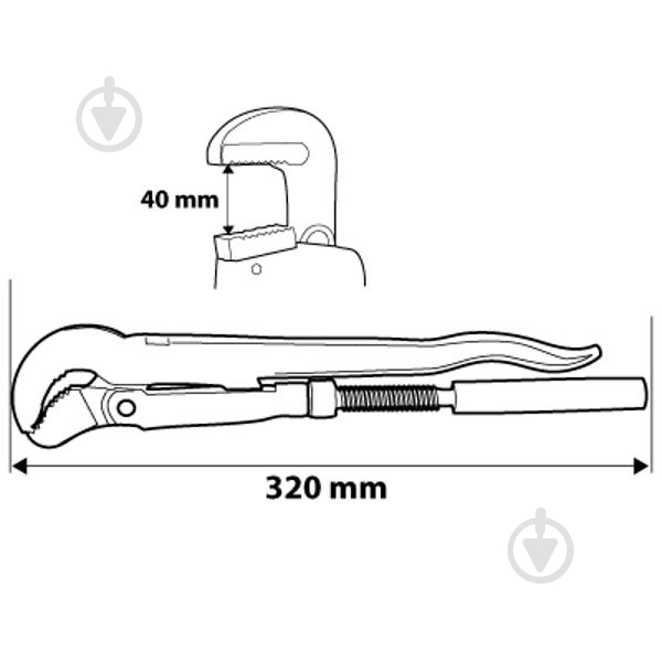 Ключ трубный NEO tools 02-130 - фото 4
