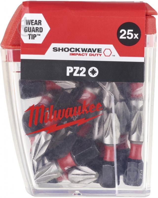 Бита Milwaukee PZ2 25 шт. 4932430864 - фото 1