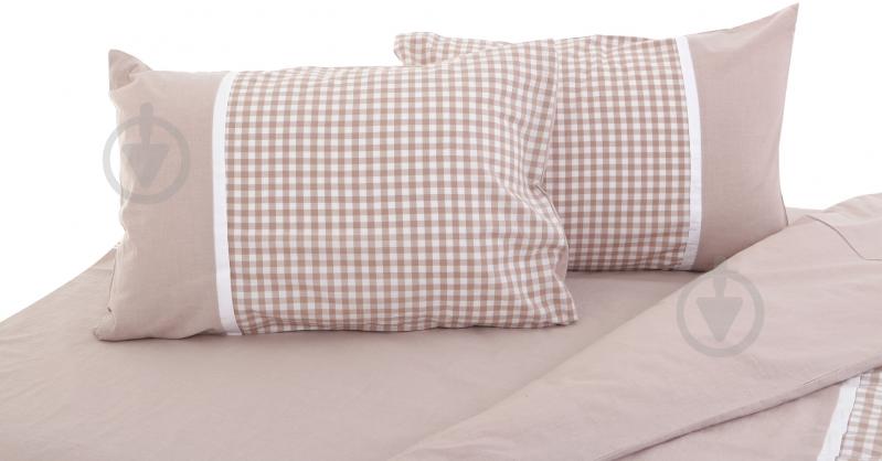 Комплект постельного белья Stonewash beige 2,0 бежево-белый La Nuit - фото 3