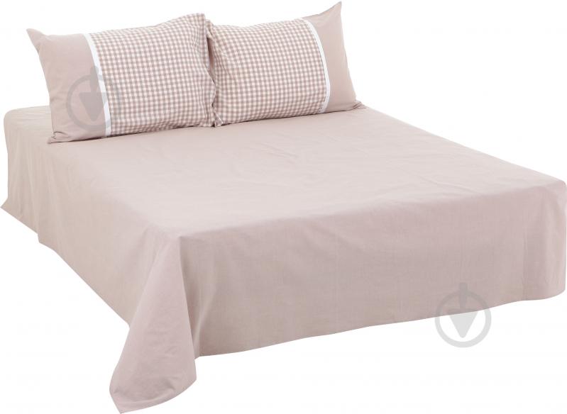 Комплект постельного белья Stonewash beige 2,0 бежево-белый La Nuit - фото 2
