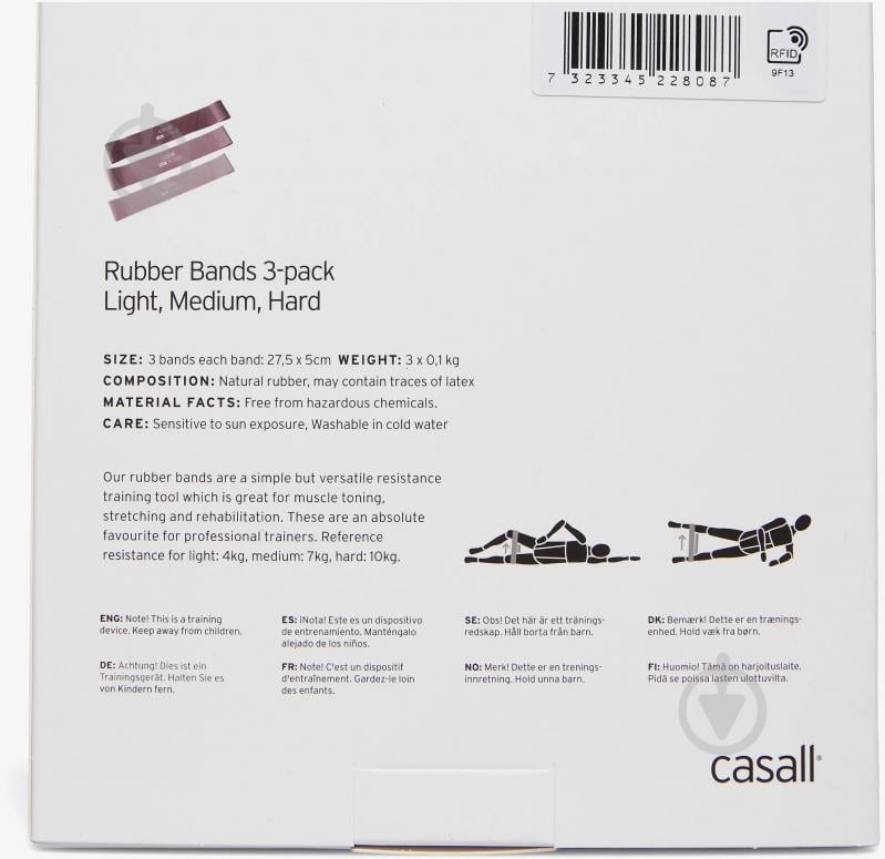 Эспандер-петля Casall Rubber Bands 3-pack (54315-380) - фото 3