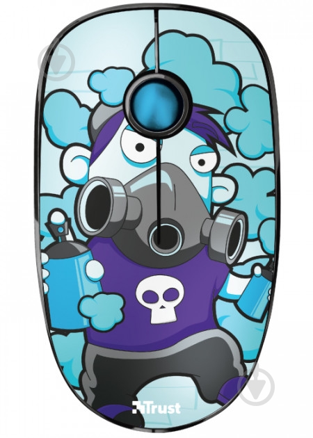 Мышь Trust Sketch Silent Click Wireless Blue (23335) black/blue (23335) - фото 1 Мышь Trust Sketch Silent Click Wireless Blue (23335) black/blue (23335) - фото 1