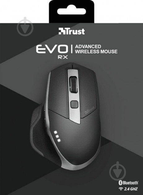 Мышь Trust Evo-RX Advanced WL Black (22975) black (22975) - фото 3