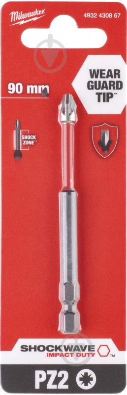 Бита Milwaukee PZ2 1 шт. 4932430867 - фото 1 Бита Milwaukee PZ2 1 шт. 4932430867 - фото 1