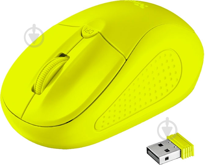 Мышь Trust Primo Wireless Neon Yellow (22742) yellow (22742) - фото 1