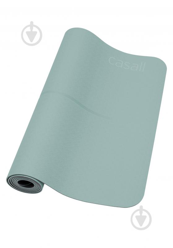 Килимок для йоги Casall AW2425 Yoga mat position 4 mm 183.0 х 61.0 х 0.4 см м'ятний - фото 1