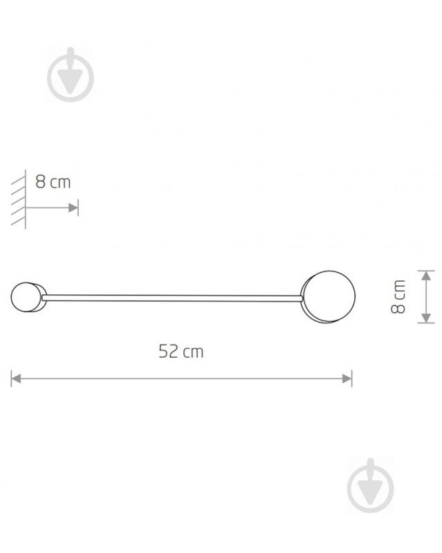 Світильник стельовий Nowodvorski Orbit 1x8 Вт GX53 білий 7802 - фото 2