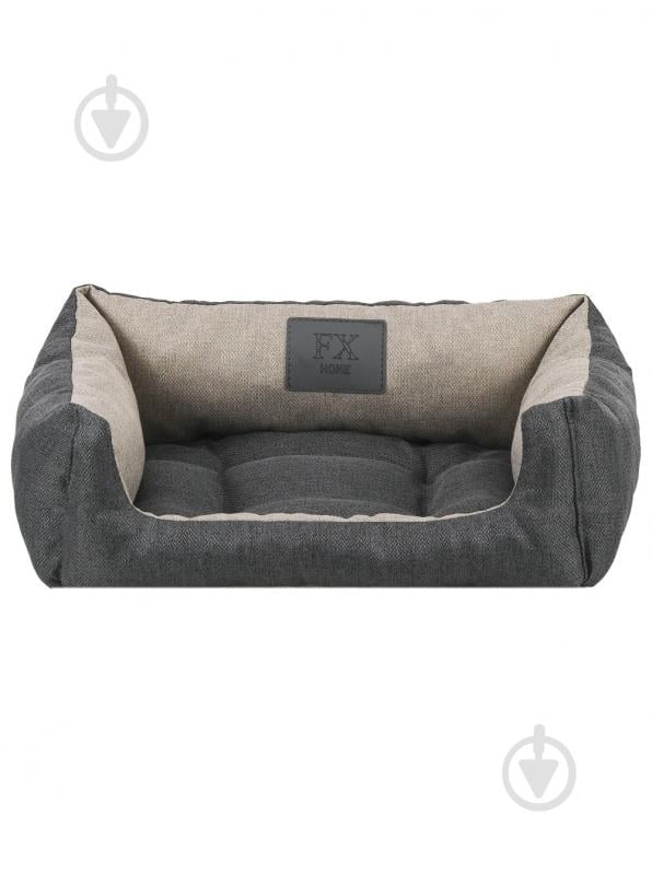 Лежак FX home Mальмо 40х30х12 см, бежево-сірий - фото 1 Лежак FX home Mальмо 40х30х12 см, бежево-сірий - фото 1