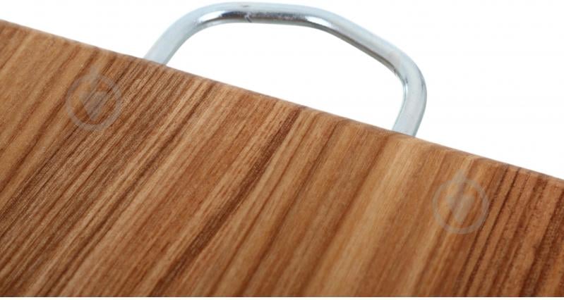 Дошка кухонна Flamberg прямокутна з металевою ручкою 33х23x1,6 см ясен - фото 5 Дошка кухонна Flamberg прямокутна з металевою ручкою 33х23x1,6 см ясен - фото 5