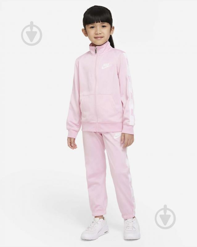 Спортивний костюм Nike NSW LOGO TRACKSUIT SET 36G796-A8F р.5 рожевий - фото 1