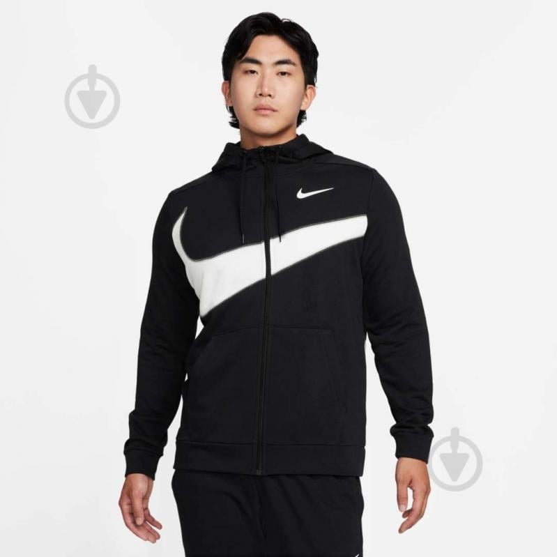 Джемпер Nike M NK DF FLC HD FZ ENERGY FB8575-010 р.XL черный - фото 1