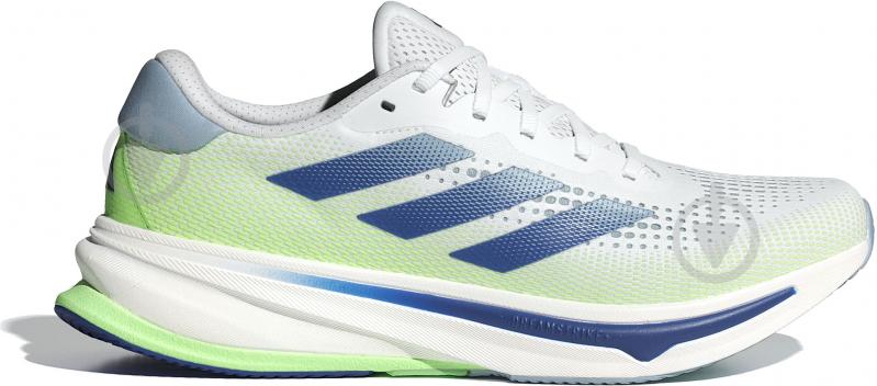 Кроссовки мужские Adidas SUPERNOVA RISE M IF3015 р.45 1/3 бело-салатовые - фото 1