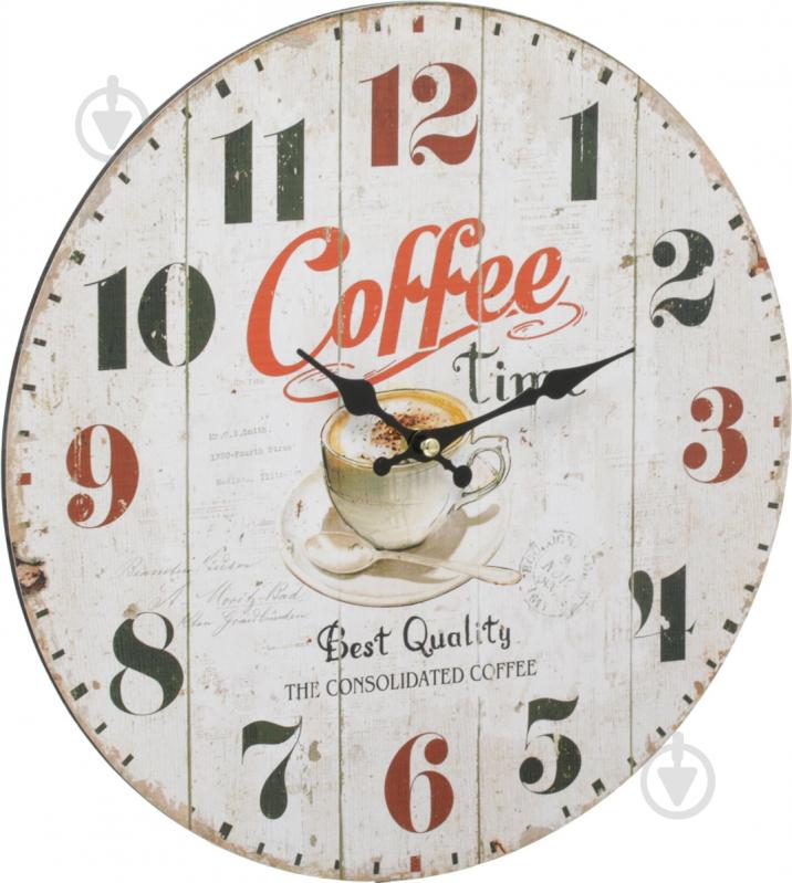 Часы настенные Coffe time 33,8 см 16AC37 - фото 2 Часы настенные Coffe time 33,8 см 16AC37 - фото 2