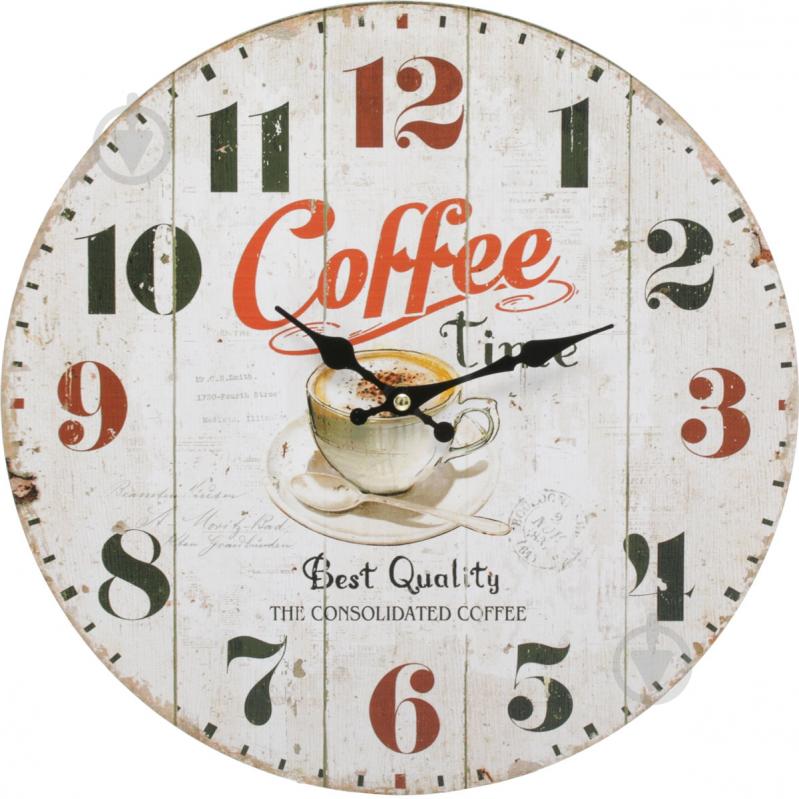 Часы настенные Coffe time 33,8 см 16AC37 - фото 1 Часы настенные Coffe time 33,8 см 16AC37 - фото 1