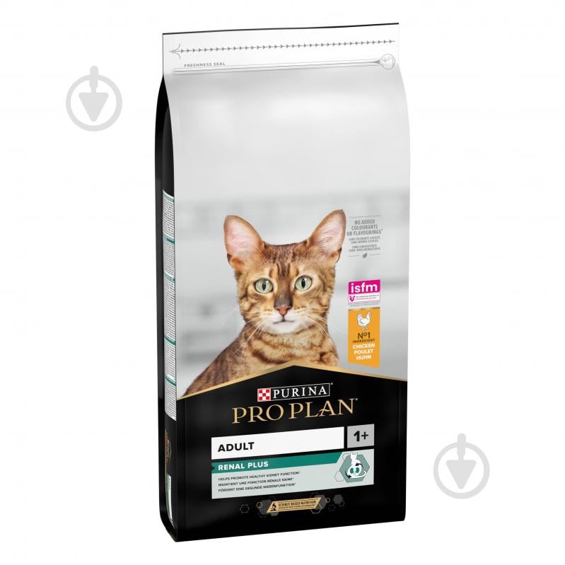 Корм сухий для дорослих котів ProPlan by Purina Adult 1+ Renal Plus з куркою 14 кг - фото 2