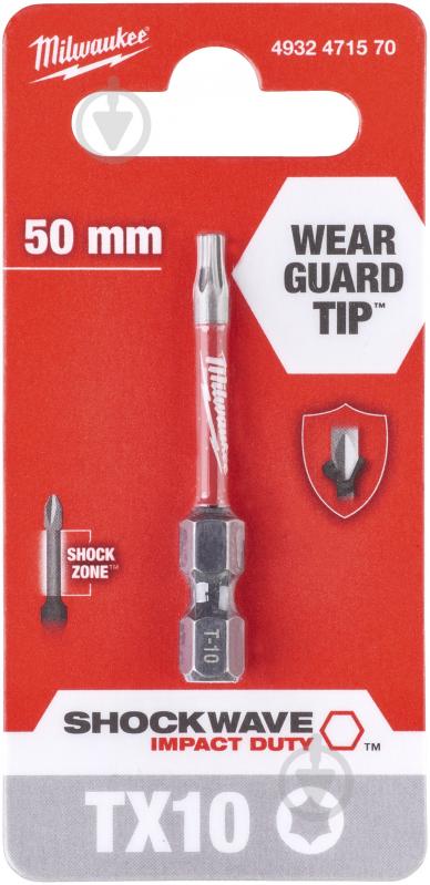 Бита Milwaukee Torx 1 шт. 4932471570 - фото 1 Бита Milwaukee Torx 1 шт. 4932471570 - фото 1