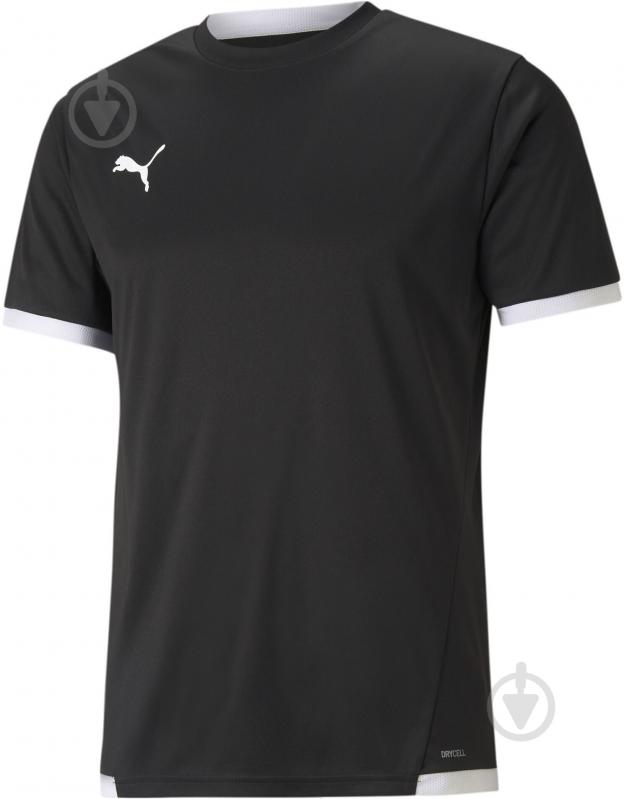 Футболка Puma TEAMLIGA JERSEY 70491703 р.M черный - фото 1