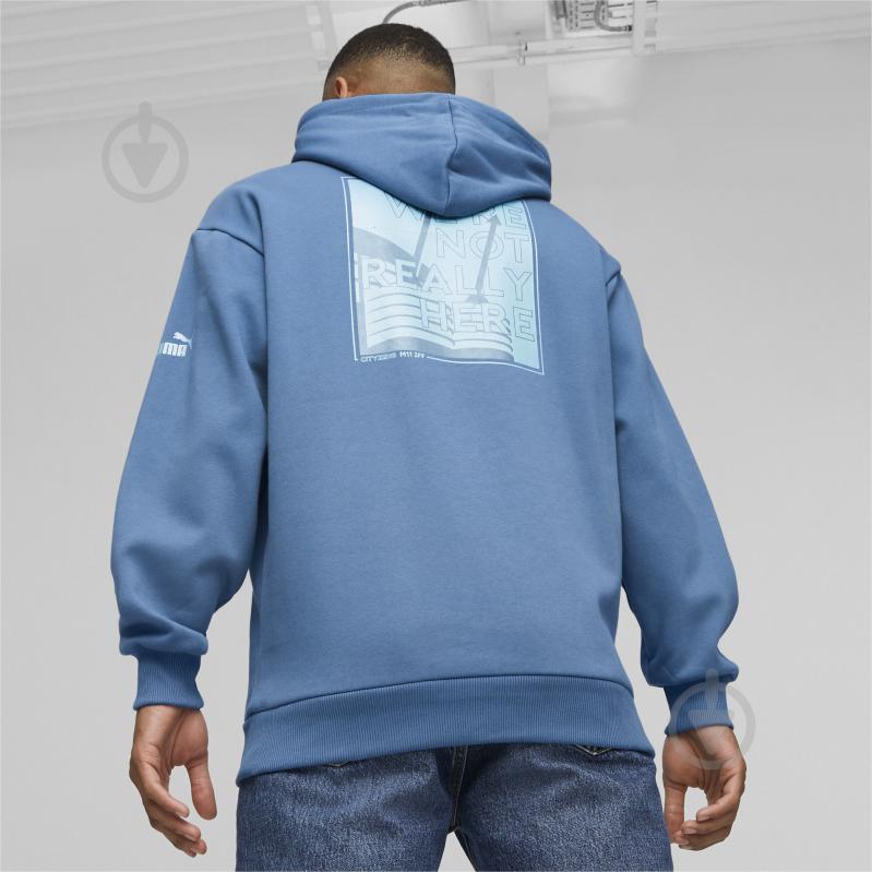 Джемпер Puma MCFC FTBLCULTURE HOODY 77296527 р.L разноцветный - фото 5