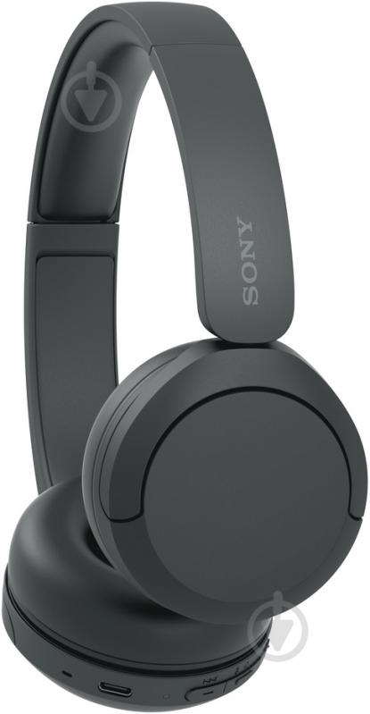 Наушники Sony On-ear BT 5.2 SBC AAC Wireless Mic black (WHCH520B.CE7) - фото 4